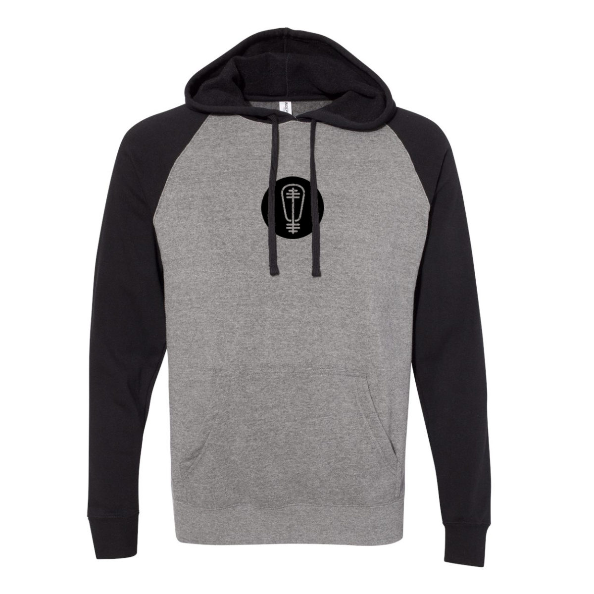 unisex hoodie black grey lightbulb fall attire sweatshirt